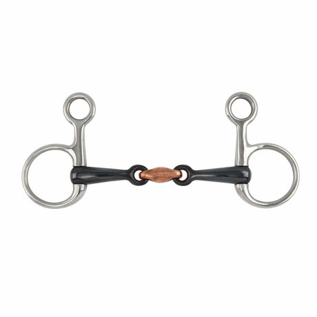 Shires Sweet Iron Hanging Cheek Snaffle with Lozenge