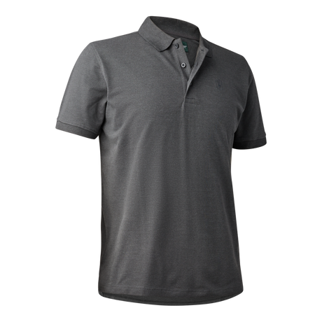 Deerhunter Harris Men's Polo Shirt #colour_dark-grey-melange