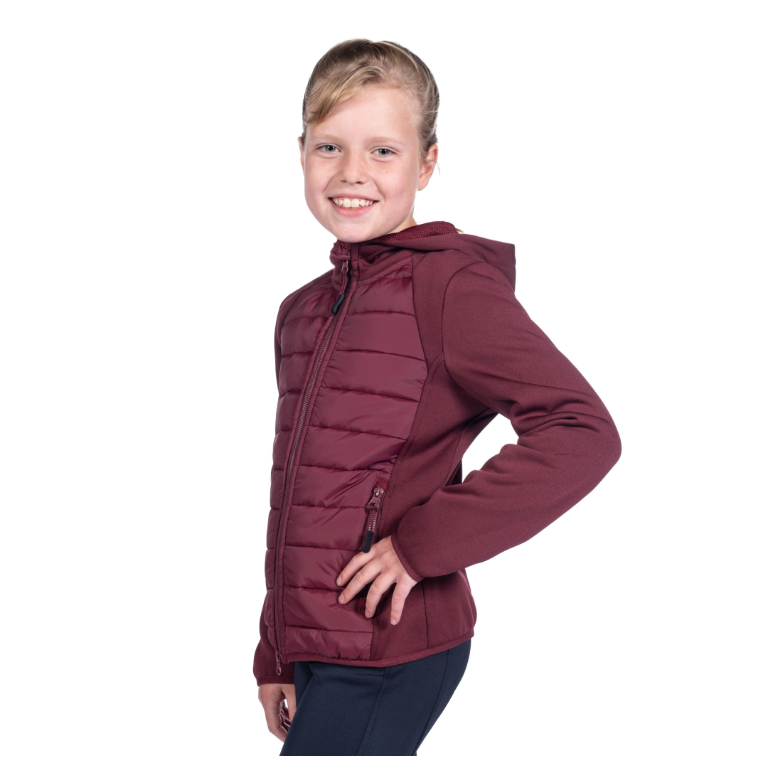 HKM Anni Sweat Jacket #colour_wine-red