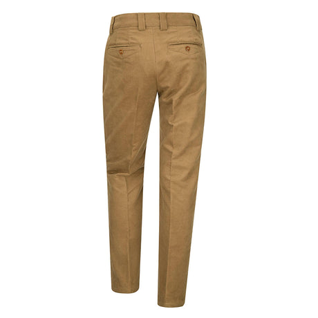 Hoggs of Fife Carrick Men's Technical Stretch Moleskin Trouser #colour_dried-moss