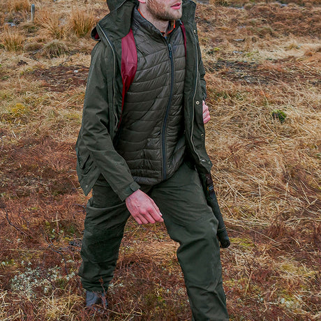 Hoggs of Fife Culloden Men's Waterproof Jacket #colour_fen-green