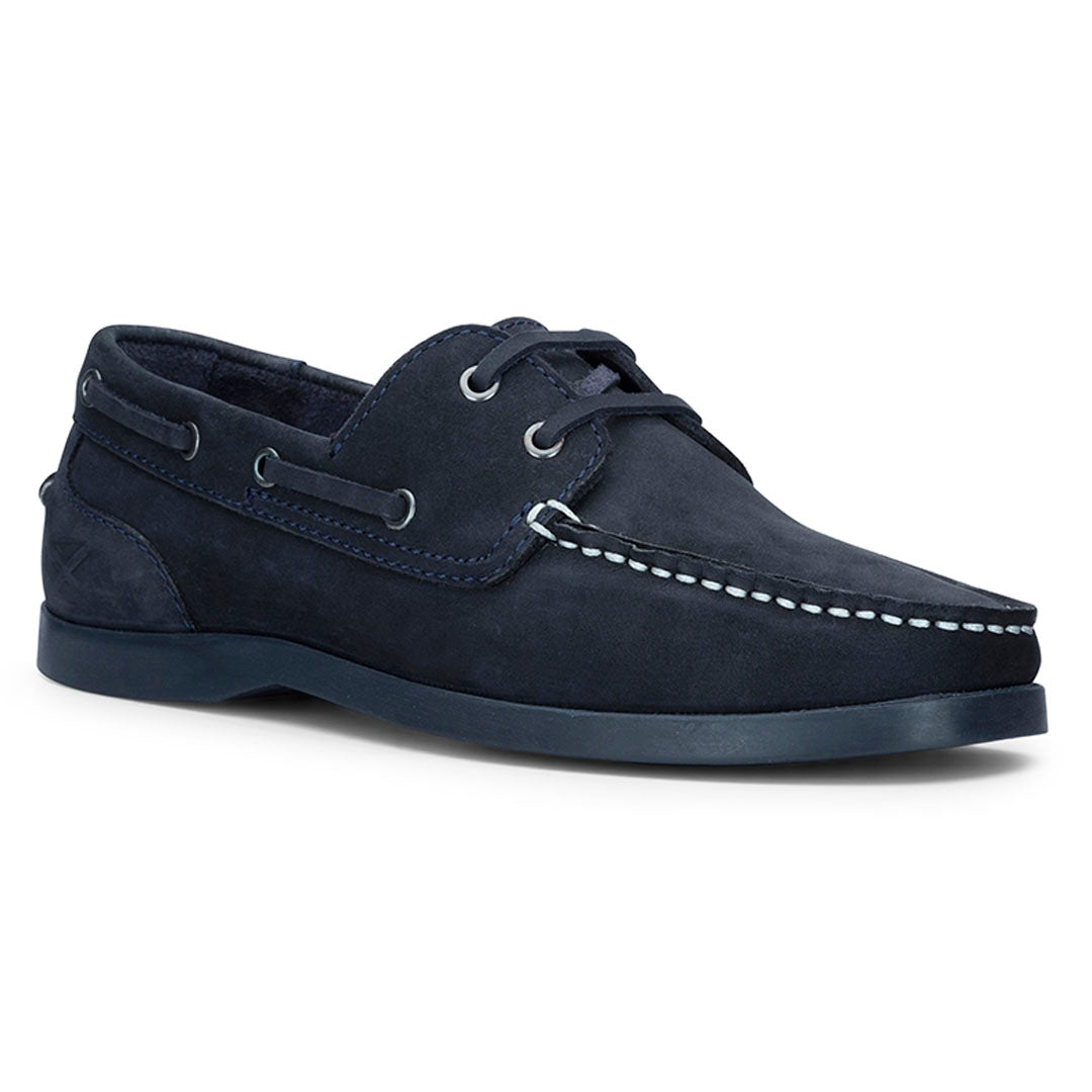 Hoggs of Fife Mull Men's Deck Shoes #colour_midnight-navy