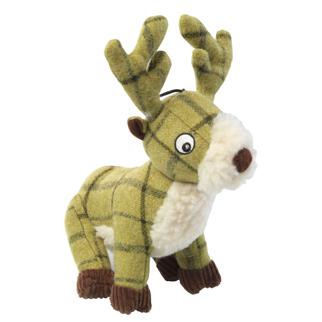 House of Paws Tweed Plush Dog Toy #style_stag