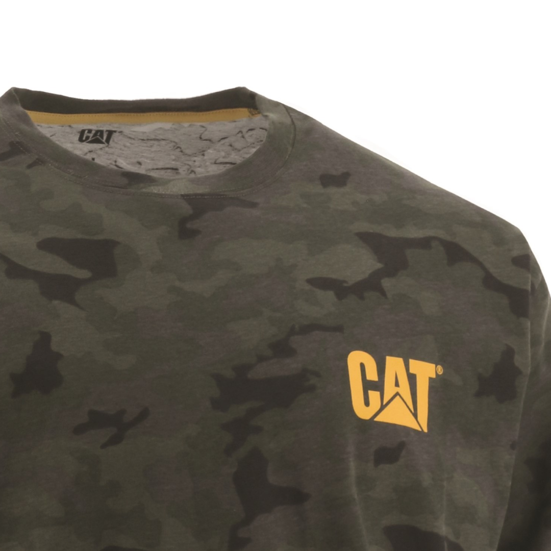 Caterpillar Trademark Banner Long Sleeve Tee