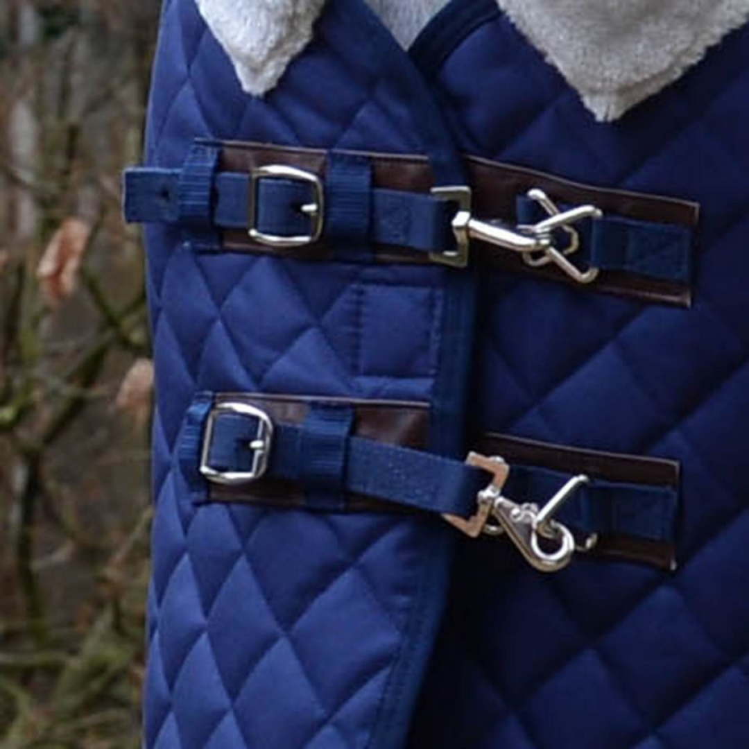 Weatherbeeta Comfitec Deluxe Diamond Quilt Standard Neck Medium #colour_navy