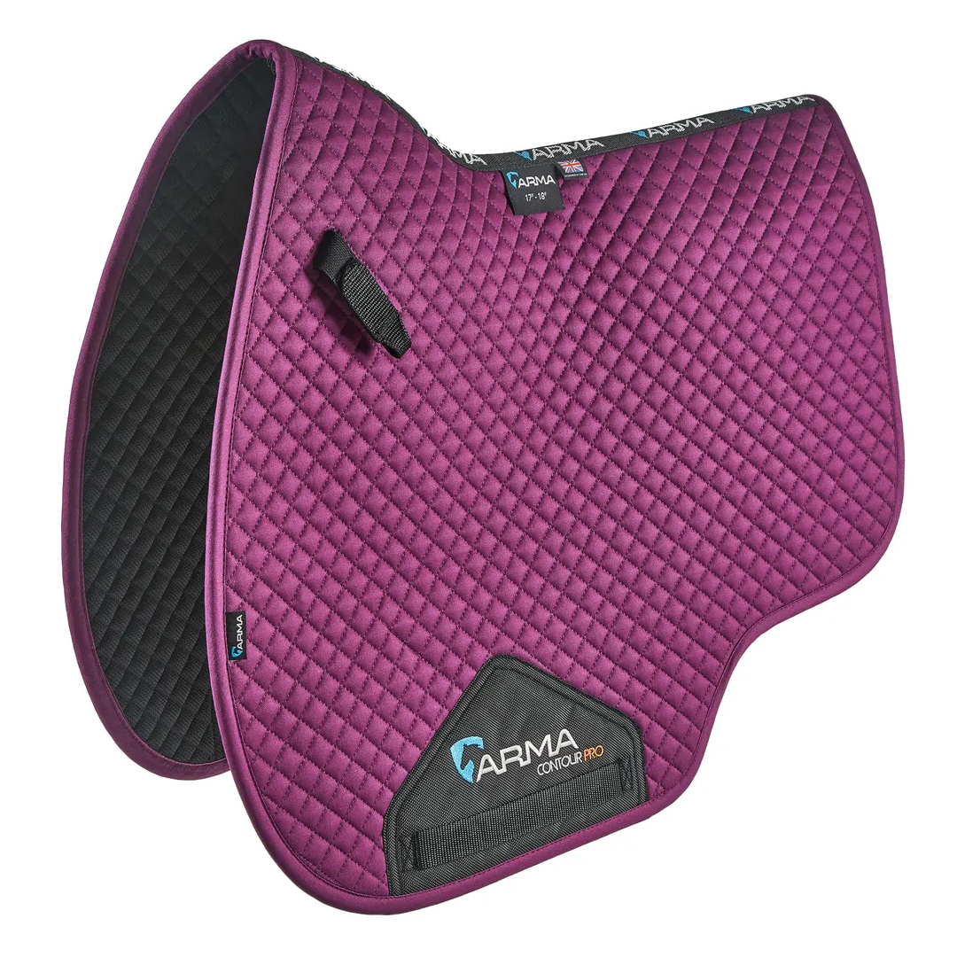 Shires ARMA Euro Cut Saddlecloth #colour_plum