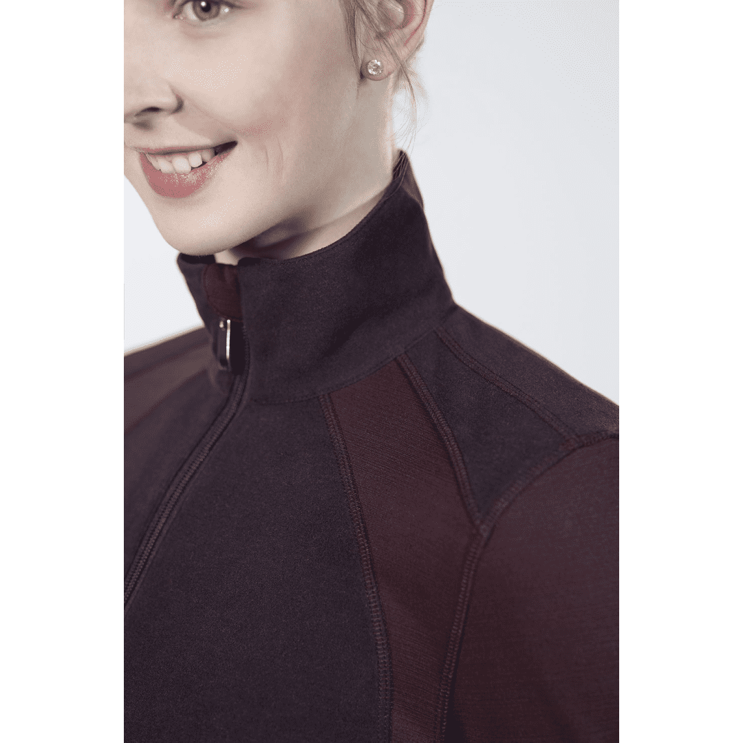 HKM Duo Functional Shirt #colour_bordeaux