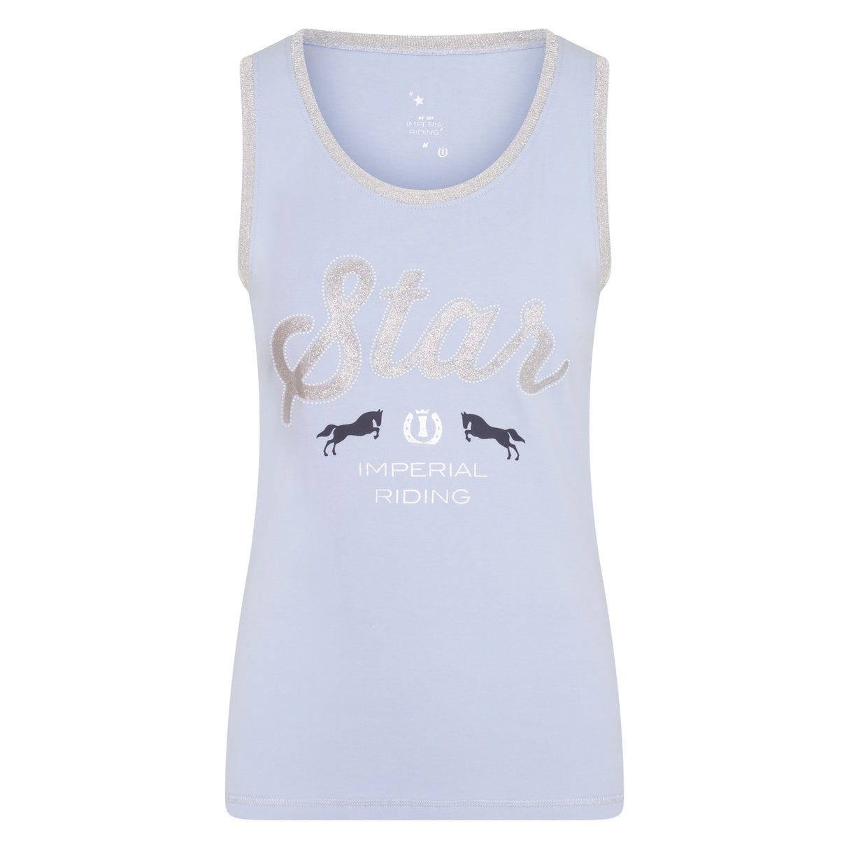 Imperial Riding Shimmer Top #colour_blue-pearl