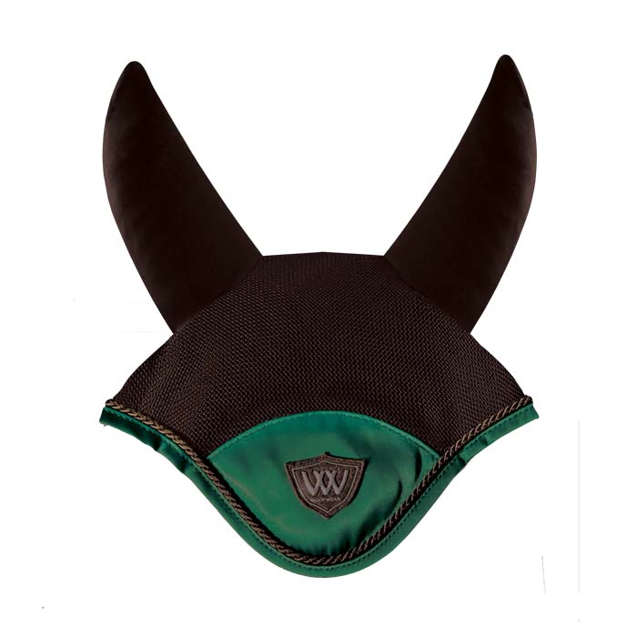 Woof Wear Ergonomic Vision Fly Veil #colour_black-racing-green