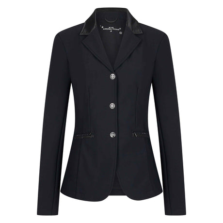 Imperial Riding Vive Capone Children's Competition Jacket #colour_black-gun-metal