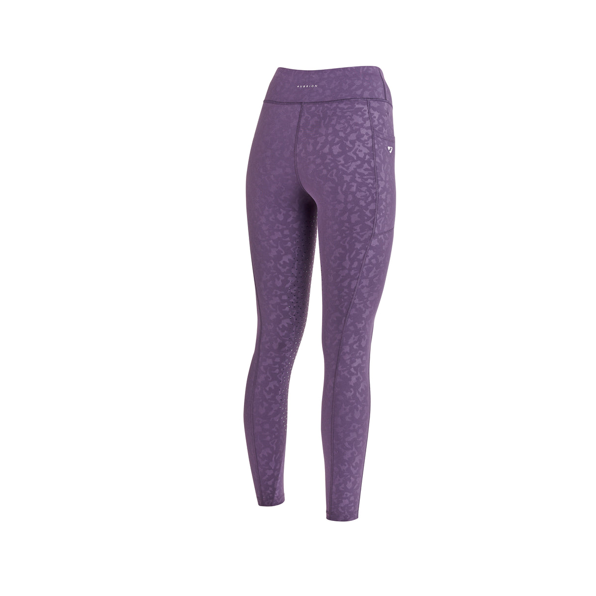 Shires Aubrion Ladies Non-Stop Riding Tights #colour_purple