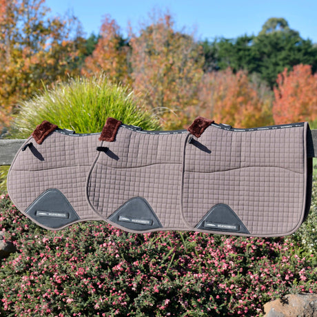 Weatherbeeta Prime Comfy Fleece All Purpose Saddle Pad #colour_brown