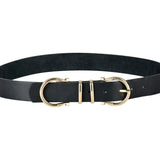 Dublin Shelby Snaffle Bit Belt #colour_black