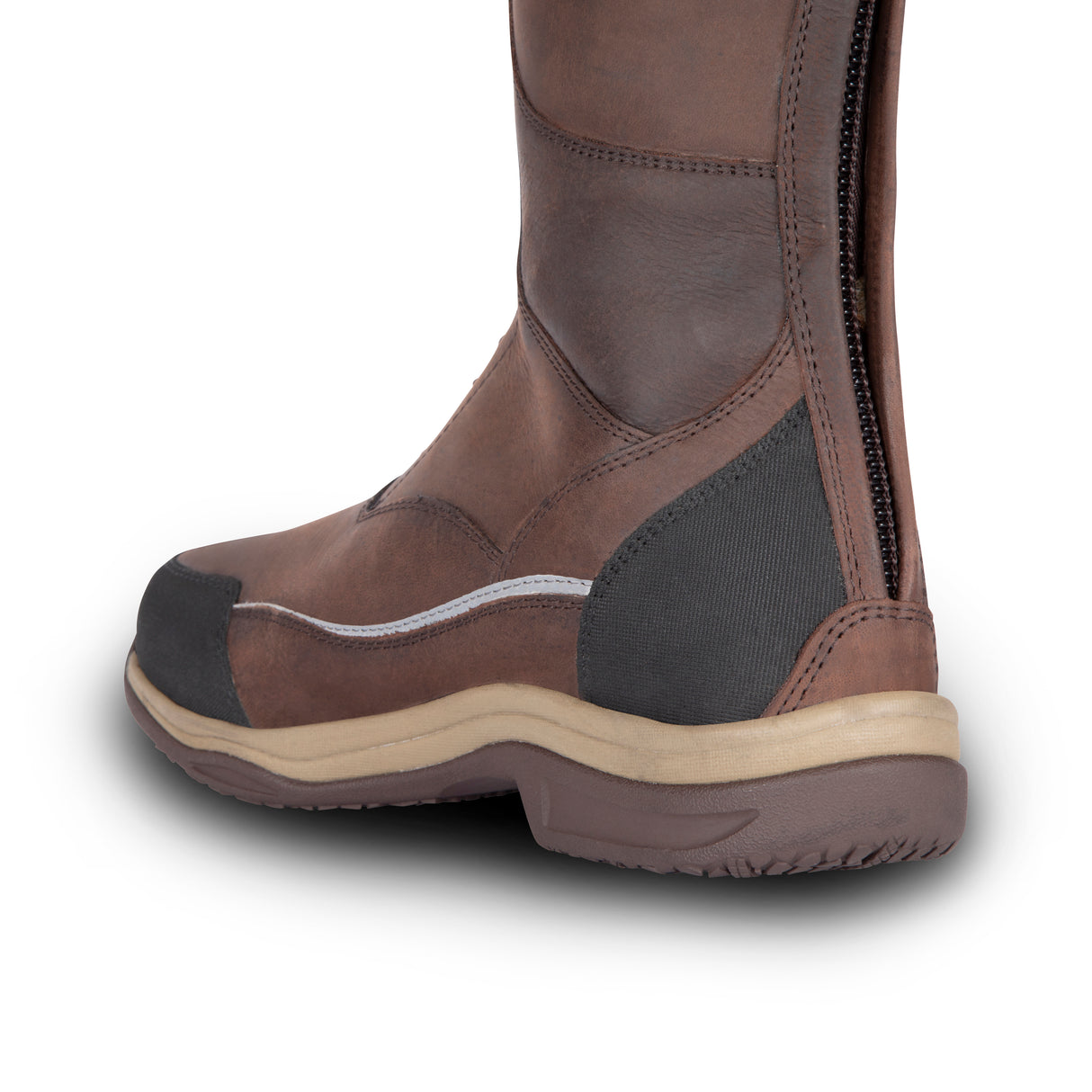 Shires Moretta Voltana Standard Children's Long XGRIP Boots #colour_brown