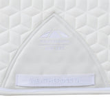 Weatherbeeta Suede Elite Air-Tec Dressage Saddle Pad #colour_white