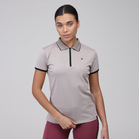 Shires Aubrion Ladies React Tech Polo #colour_sand