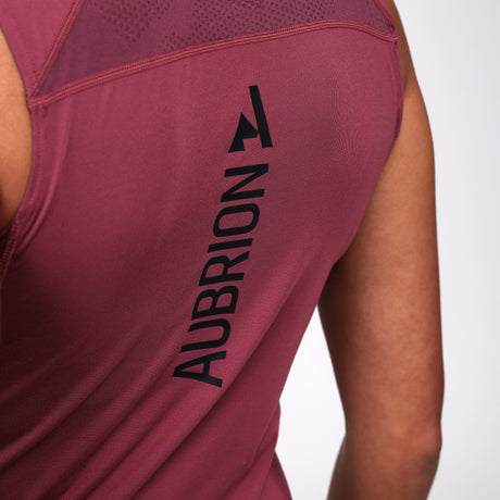 Shires Aubrion Ladies React Sleeveless Base Layer #colour_mauve