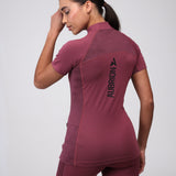 Shires Aubrion Ladies React Short Sleeve Base Layer #colour_mauve