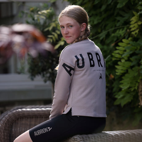 Shires Aubrion Young Rider React Sweatshirt #colour_sand