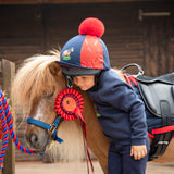 Shires Winnie & Me Hat Silk #colour_navy-red