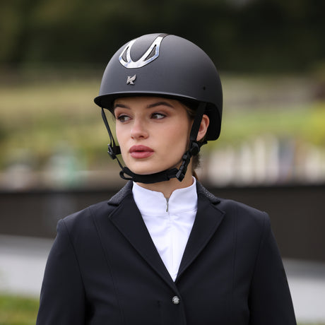 Shires Karben Sonic LSH Riding Hat #colour_black
