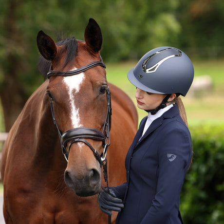 Shires Karben Sonic LSH Riding Hat #colour_blue
