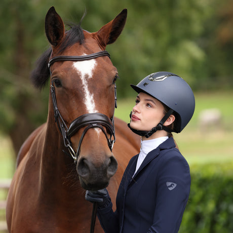 Shires Karben Sonic LSH Riding Hat #colour_blue
