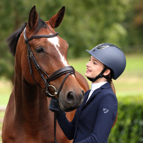 Shires Karben Sonic LSH Riding Hat #colour_blue