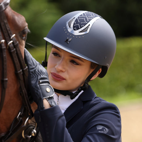 Shires Karben Sonic GXY Riding Hat #colour_blue