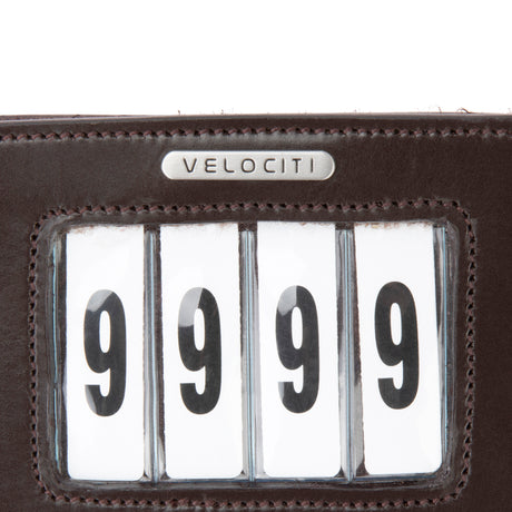 Shires Velociti Saddlecloth 4 Number Holder #colour_havana