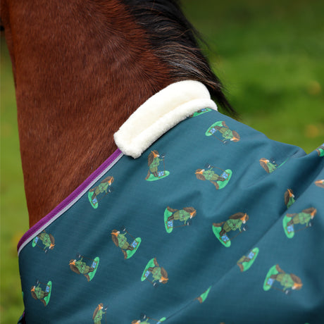 Shires Winnie & Me 100g Turnout Rug #colour_green