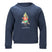 Shires Winnie & Me Children's Festive Sweatshirt #colour_navy