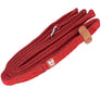 Shires Digby & Fox Cushion Web Slip Lead #colour_red