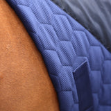 Shires Deluxe Quilted Show Rug #colour_navy