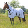 Shires Tempest Original Fly Rug & Neck Set #colour_white-grey