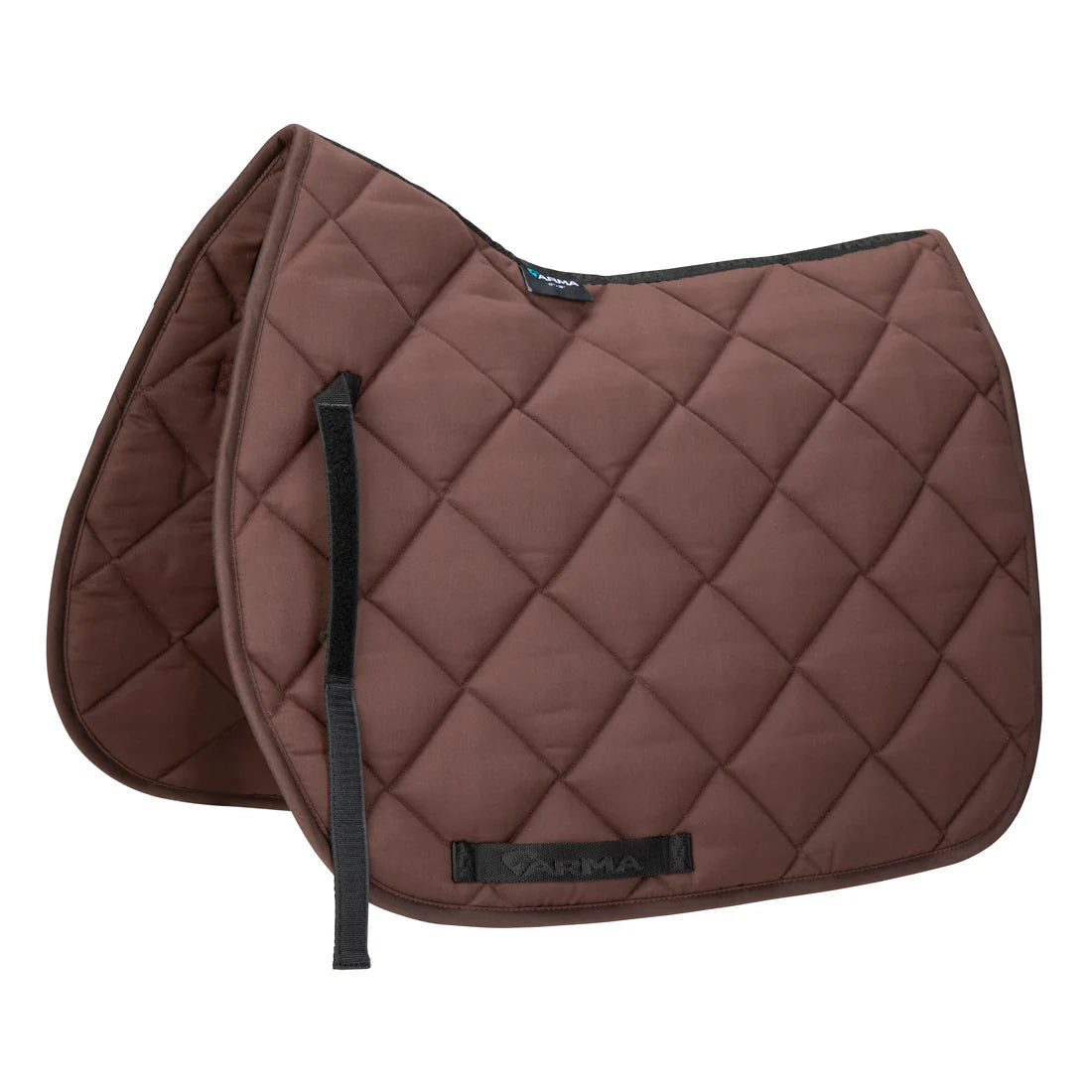 Shires ARMA Quilted Saddlecloth #colour_brown