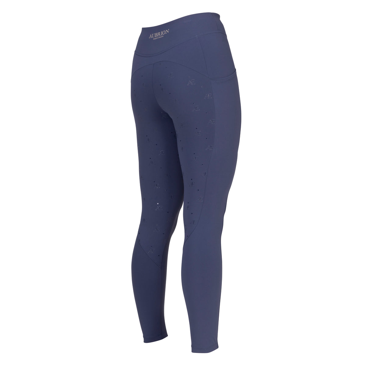 Shires Aubrion Equestrian Riding Tights #colour_midnight