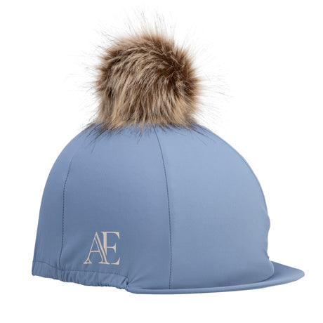 Shires Aubrion Equestrian Hat Cover #colour_storm