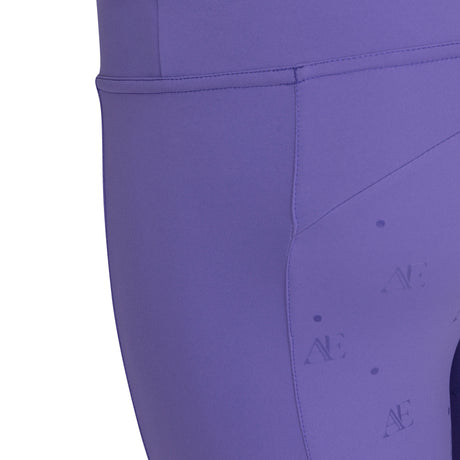 Shires Aubrion Equestrian Riding Tights -Young Rider #colour_heather