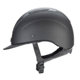 Shires Karben Amity Leather Riding Hat #colour_black
