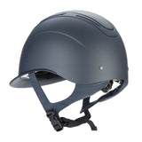 Shires Karben Amity Leather Riding Hat #colour_navy