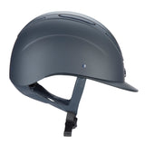 Shires Karben Amity Leather Riding Hat #colour_navy