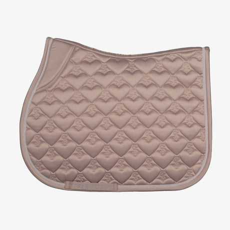 PS of Sweden Heart Jump Saddle Pad #colour_silk-taupe