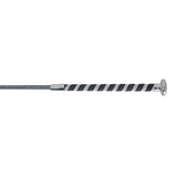 HySCHOOL Pirouette Schooling Whip #colour_silver-glitter-black
