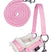 HKM Hobby Horsing Head Collar and Lead Rope #colour_rose
