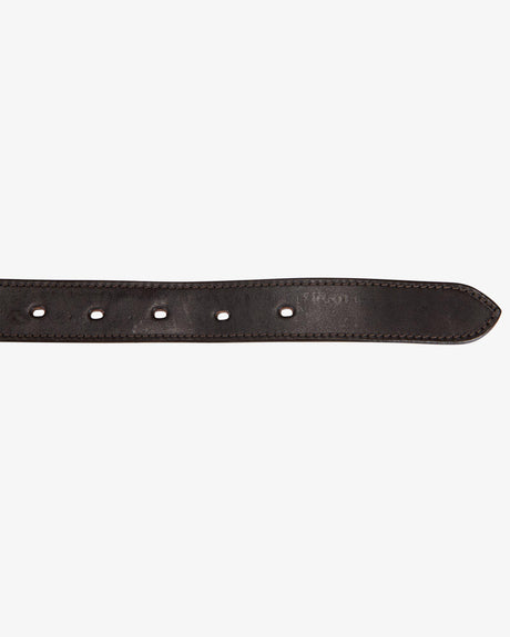 Equestro Leather Belt With Snaffle Bits #colour_brown-gold