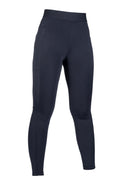HKM Ladies Silicone Full Seat Riding Leggings -Isabella- #colour_deep-blue
