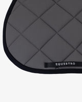 Jumping saddle pad with embroidered logo black line edition - VAPOR BLUE 75JM