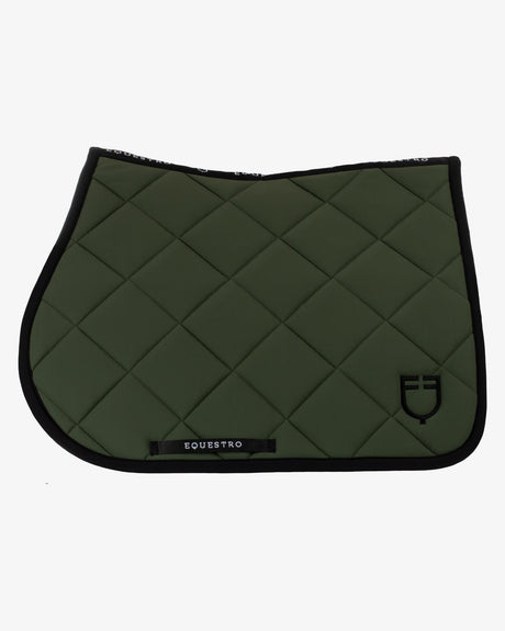 Jumping saddle pad with embroidered logo black line edition - DUFFEL BAG