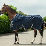 HKM Turnout Rug with Detachable Neck -Therma Pro- #colour_deep-blue